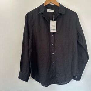 Everlane Button Down Shirt Black size 4